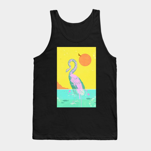 BIRD SNAKE Tank Top by Showdeer